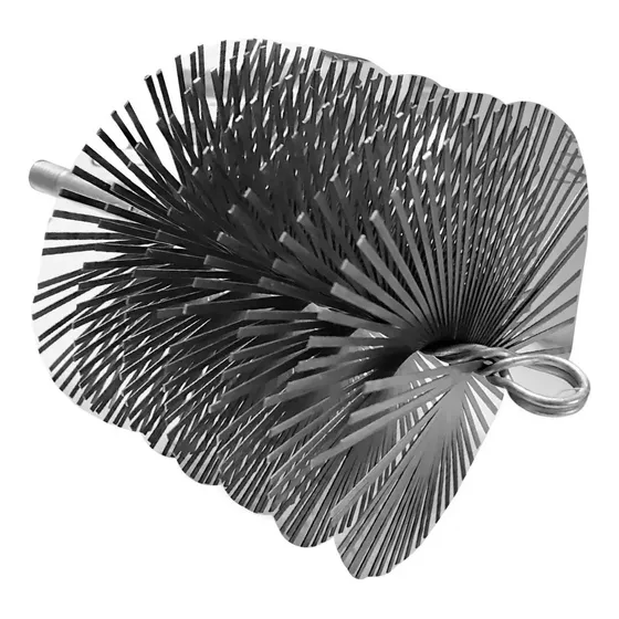 Escobilla Para Chimenea Limpieza 6 Pulgadas Cerdas Acero