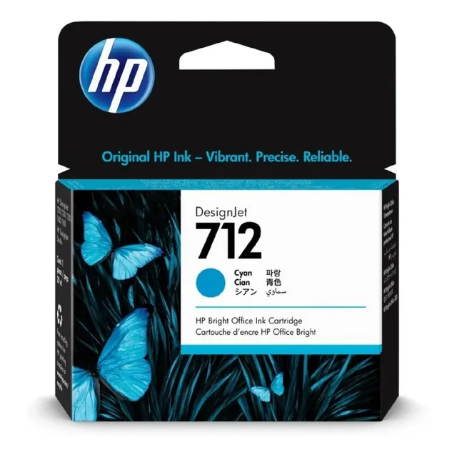 Cartucho Hp 712 Cian 29ml Designjet T250 T650 Studio