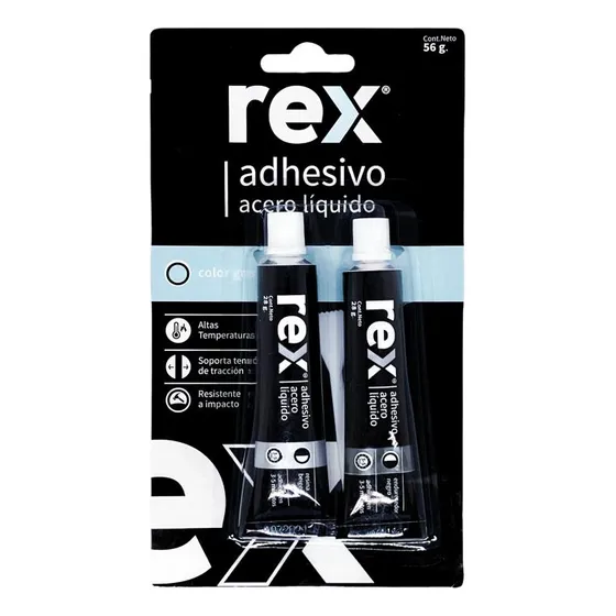 Adhesivo Acero Líquido 56gr Rex  - Rex30239