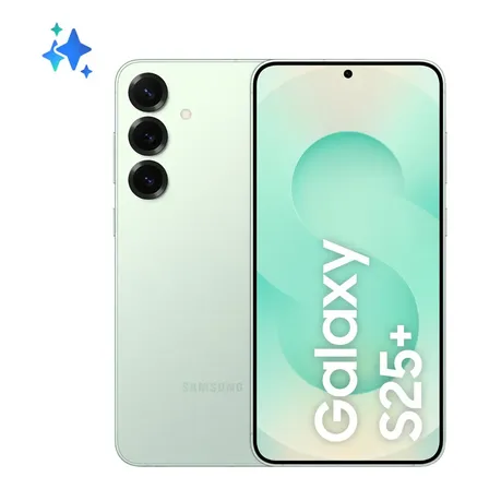 Samsung Galaxy S25+ 5g, 256gb, 12gb, Câmera Tripla - Verde Verde-claro