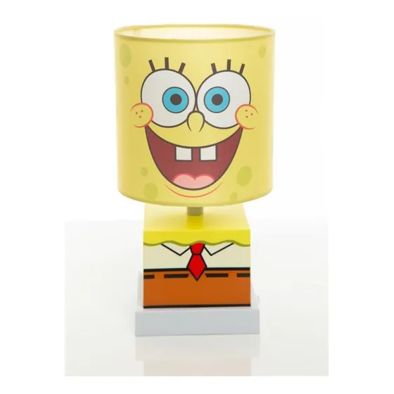 Luminaria De Mesa Abajur Infantil Bob Esponja E27 Gaya