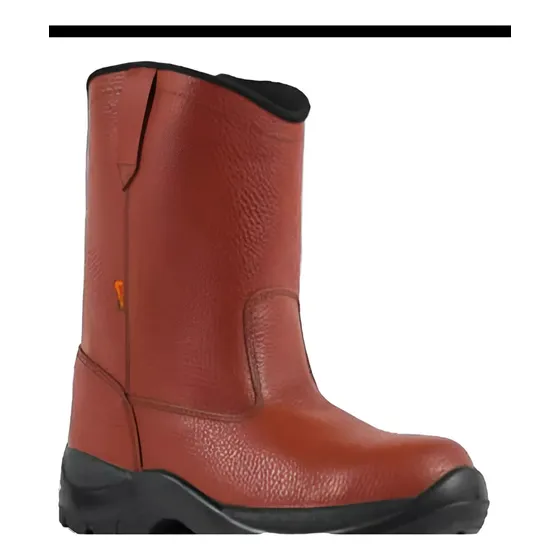 Bota De Seguridad Media Caña Marca Saga Modelo 3043