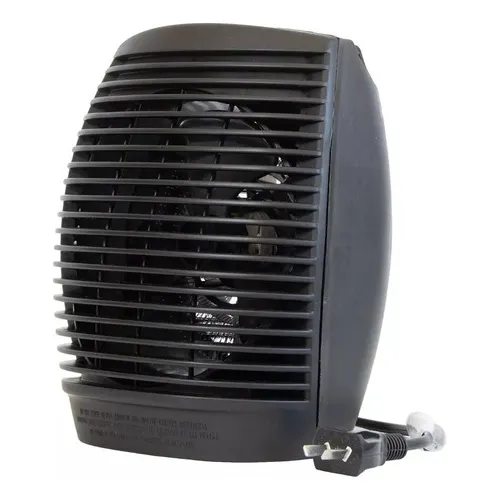 Caloventor Indelplas Ic-02 Negro 1800w 2 Niveles Potencia