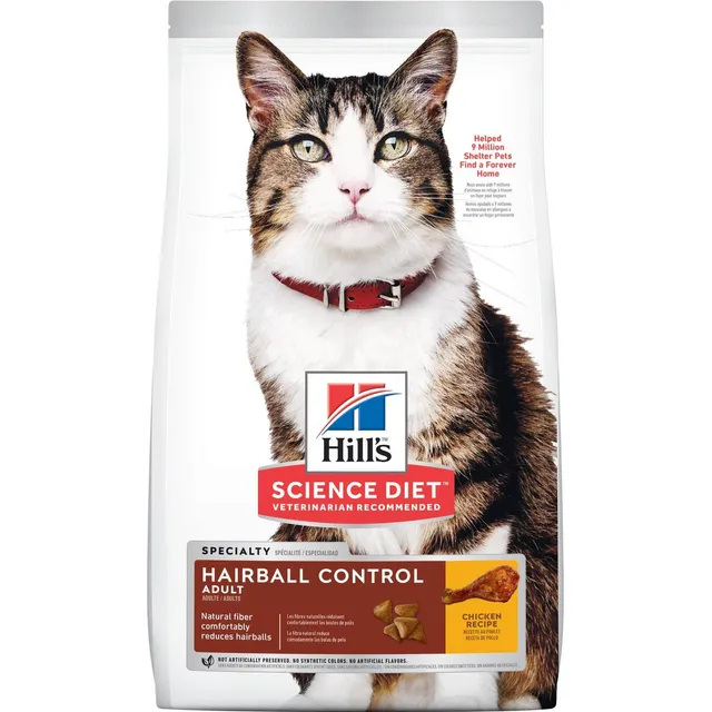 Alimento Hill's Science Diet Hairball Control Para Gato Adulto 1-6 Años X 1.6 Kg