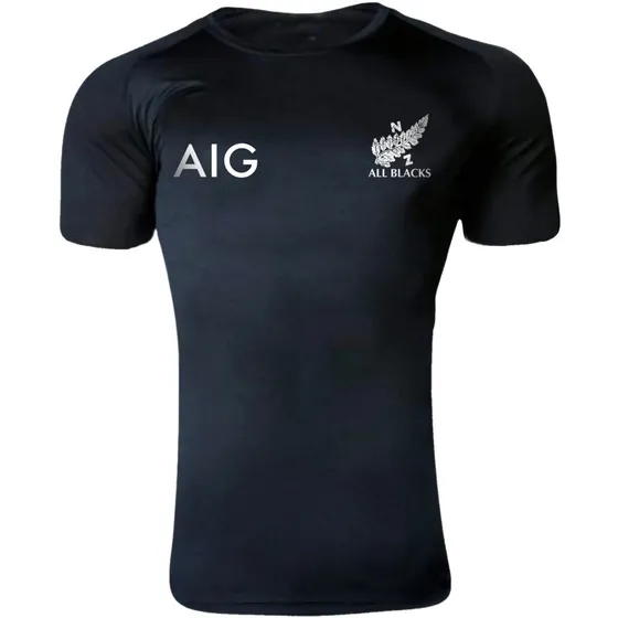 Camiseta De Microfibra De Los All Blacks