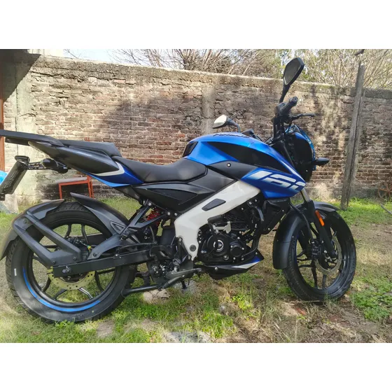 Baja Rouser Ns 160 Azul Y Negro Mate Freno A Disco 1er Dueño