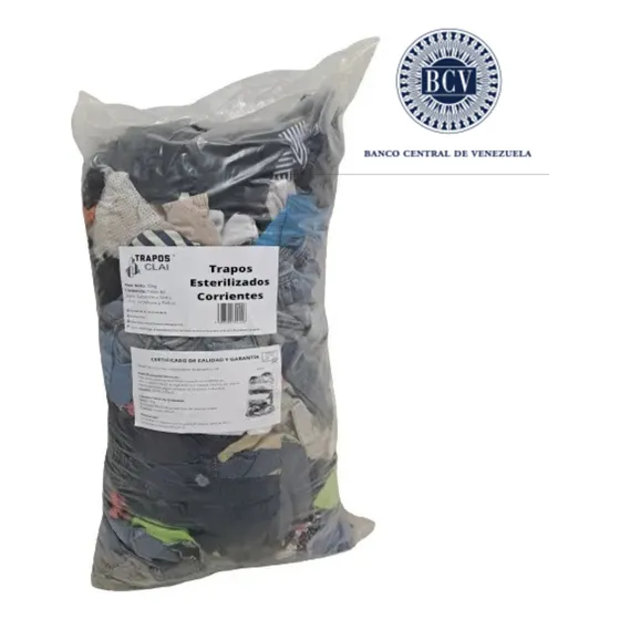 Trapos Esterilizados Mixtos Industriales 10kg