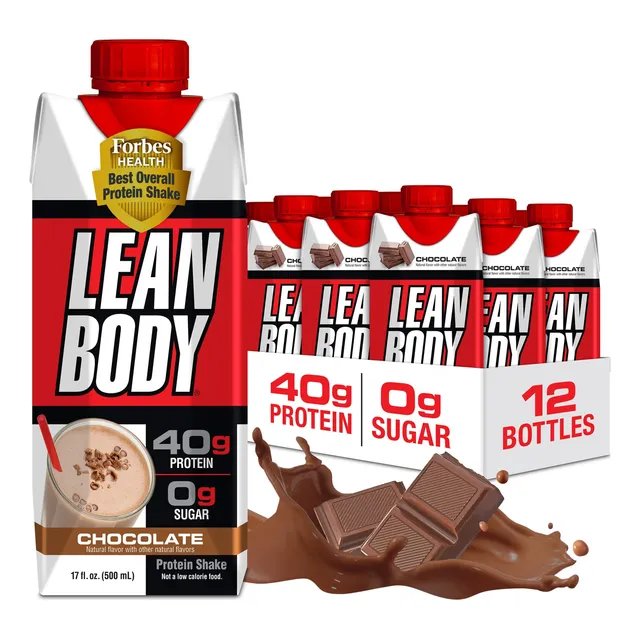 Protein Shake Labrada Lean Body Chocolate 40g Proteína 0 Açú
