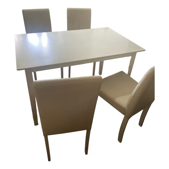 Juego De Comedor Para Cocina Con Funda De Sillas Y Almihadon