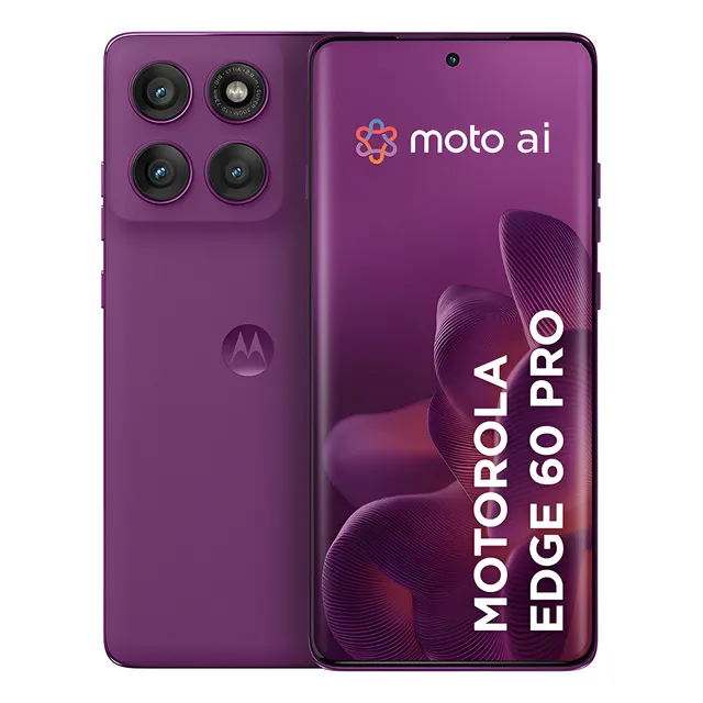 Smartphone Motorola Edge 60 Pro 5g - 256gb 24gb (12gb Ram+12gb Ram Boost) Tela Quad-curve Moto Ai 50mp Sony Camera Ultrarresistencia Militar Ip68 + Ip69 - Violeta