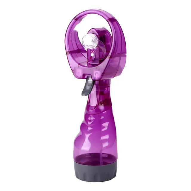 Ventilador Portátil A Pila Con Rociador