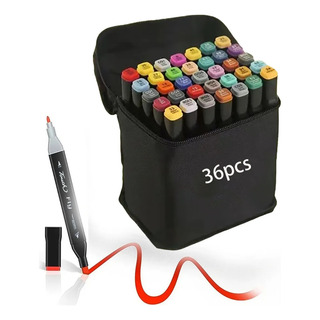 36x Marcadores Coloridos De Ponta Dupla Marcadores Ă Base De 36x Marcadores Coloridos De Ponta Dupla Marcadores Ă Base De