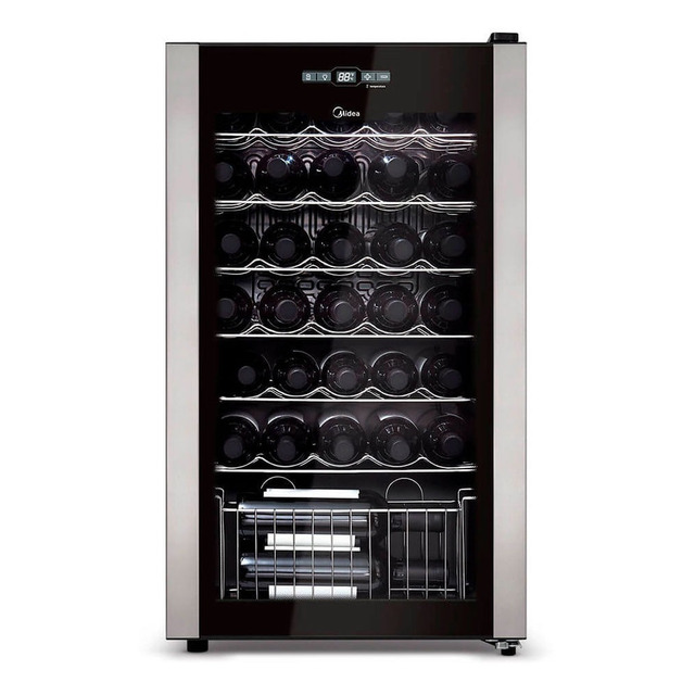Adega De Vinhos Climatizada Midea 34 Garrafas 127v Adega De Vinhos Climatizada Midea 34 Garrafas 127v