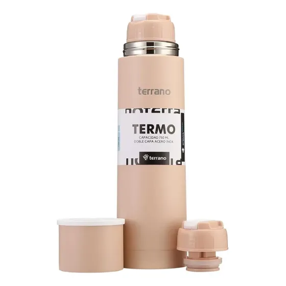 Termo Bala Terrano 750ml Acero Inoxidable Color Rosa | Cuotas sin interés