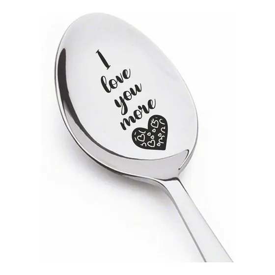 Regalo Para Dia San Valentin Texto Ingl «i Love You More»