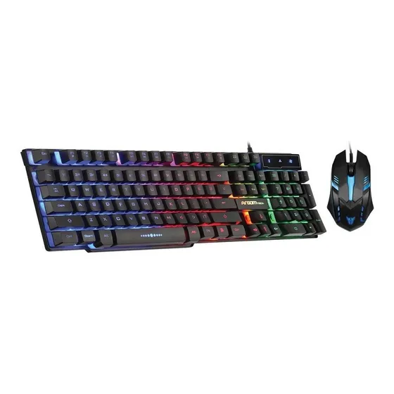 Combo Teclado Mouse Gaming Argom Tech Kb51 Retroiluminado 