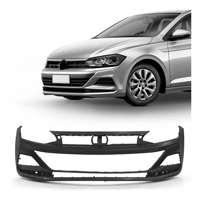 Parachoque Dianteiro Polo 2018 2019 2020 Com Furo Sensor