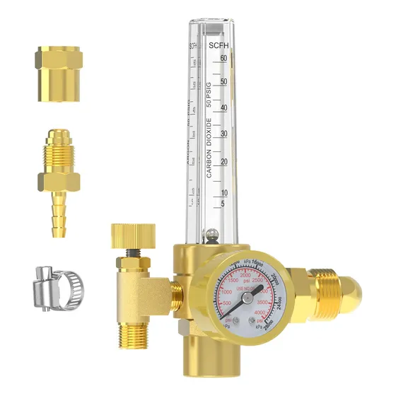 Manómetro Regulador De Gas Para Soldadura Mig Tig Con Argón/