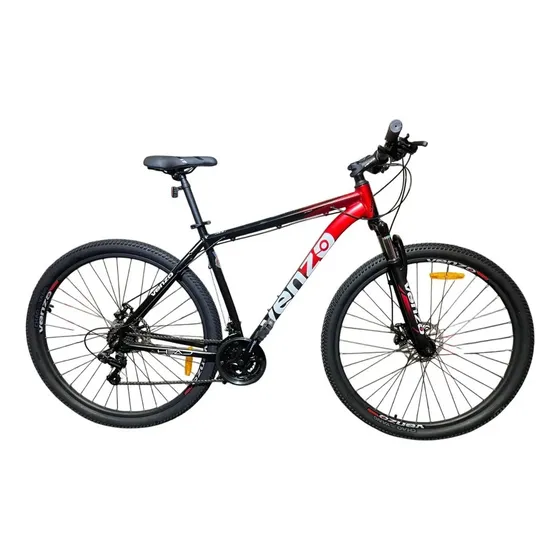 Bici R29 Venzo Ahead 2025  21 Vel Shimano Disco Mecanico Negro-rojo M