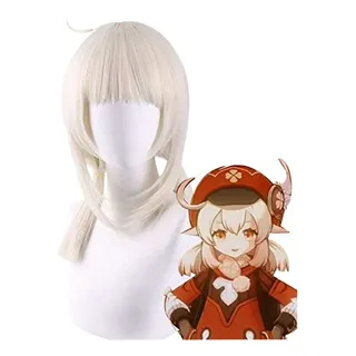 Pelucas Cosplay De Genshin Impact Klee Para Halloween Y Carn Pelucas Cosplay De Genshin Impact Klee Para Halloween Y Carn