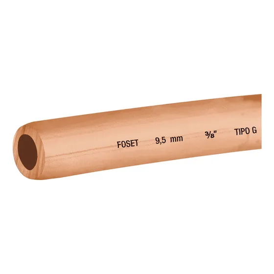 Rollo De 15 M De Tubo Flexible De Cobre De 3/8 , Foset 48157