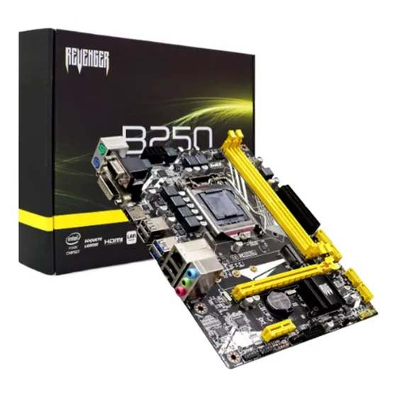 Placa Mãe Intel Lga1151  Chipset B250 Com Usb 3.0