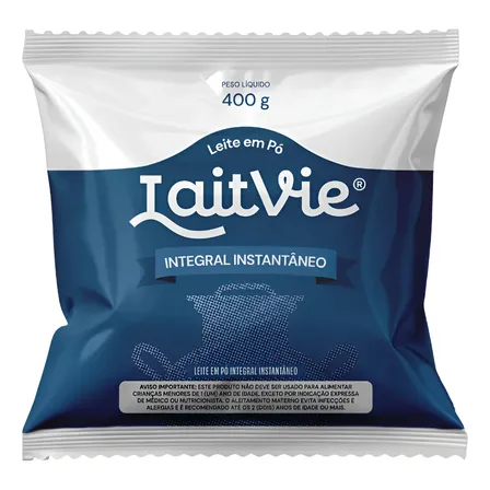 Leite Em Pó Integral Instantâneo Laitvie 400g