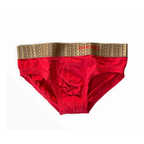 Interior Nuevo Marca Diesel Talla M Rojo Con Elástica Dorada