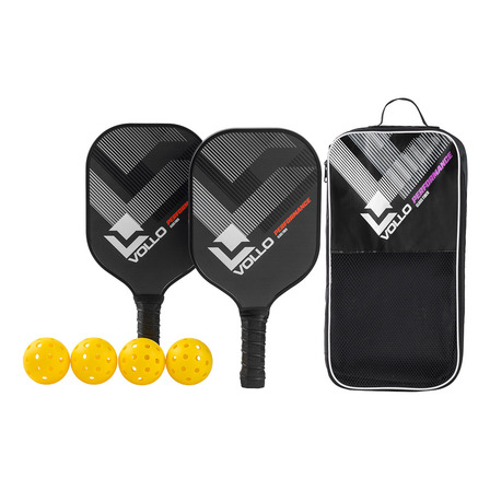 Kit Pickleball Performance 2 Raquetes 4 Bolas E Bolsa Vollo Kit Pickleball Performance 2 Raquetes 4 Bolas E Bolsa Vollo