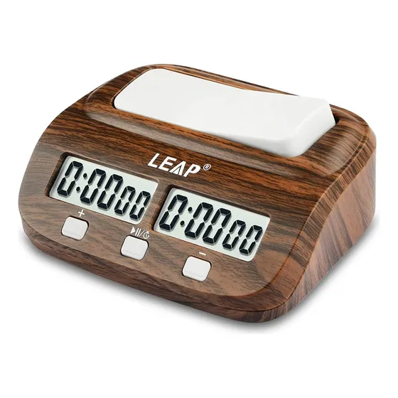 Reloj de ajedrez Leap PQ9907S color marrón