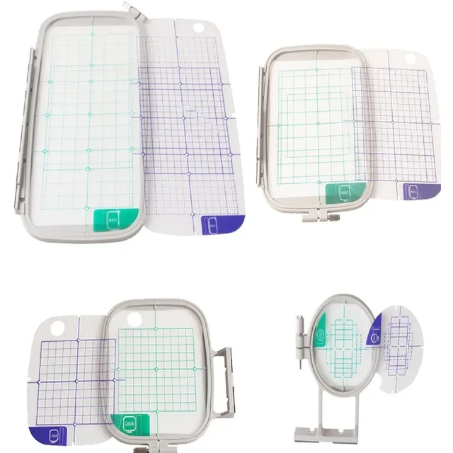 Conjunto De 4 Bordado Aros Brother Máquina De Coser Familiar