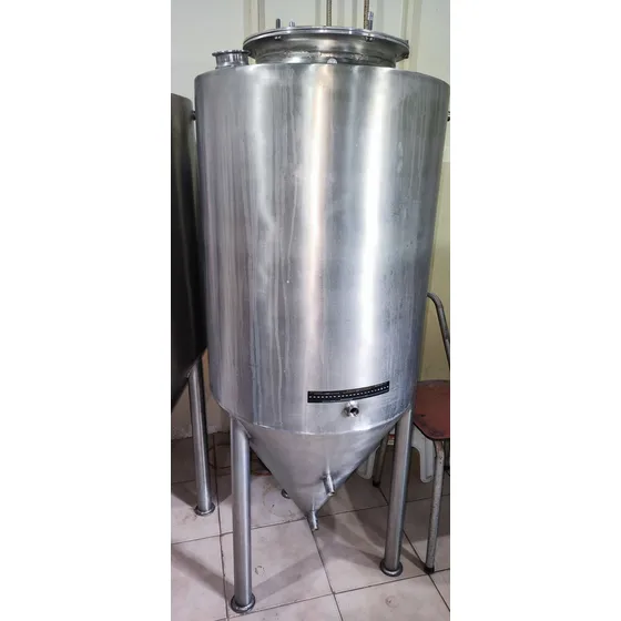 Fermentador 230l Acero Inox Con Serpentín Usado