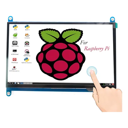 Monitor Lcd Tft 7  Táctil 1024x600 Para Raspberry Pi