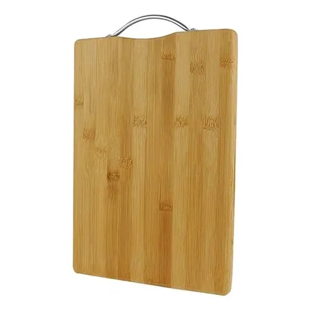Tábua De Bambu Para Corte De Alimentos E Carnes 30x20cm Natural