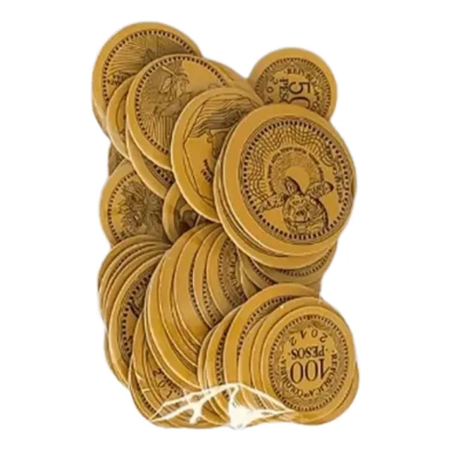 3 Paquetes X70 Monedas Peso Didácticas Colombiano En Cartón