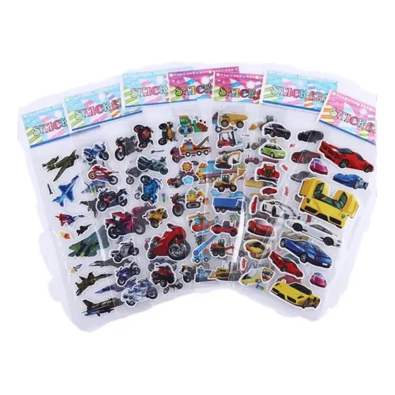 X20 Hoja Más D 250 Pegatina 3d Alto Relieve Decoración Niños