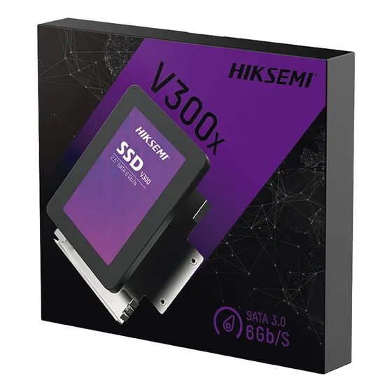 Disco Duro Ssd 1tb 2.5 Especial P/cctv Purple Hikvision Color Negro