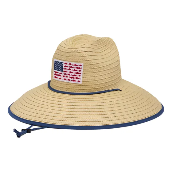 Sombrero De Paja Columbia Unisex Gorro Original Playa Campo