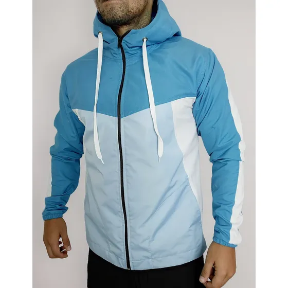 Campera Rompeviento Deportiva Hombre Combinada Ravish