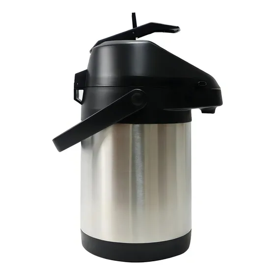 Garrafa De Inox Termica 2,5 Litros Cronos Prata Cor Prata