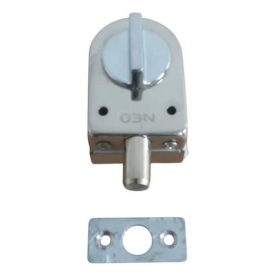 Cerradura Con Pasador Sobreponer Vidrio Pared