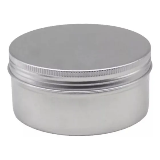 Envase Tarro Lata Aluminio Pomadera 200ml (10 Pza)