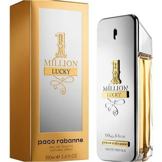 Perfume One Million Lucky Paco Rabanne Caballero Original 