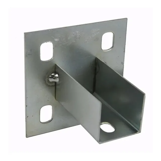 Sapata Externa 4 Furos Para Perfilado 38x38 #18/22- 20 Peças