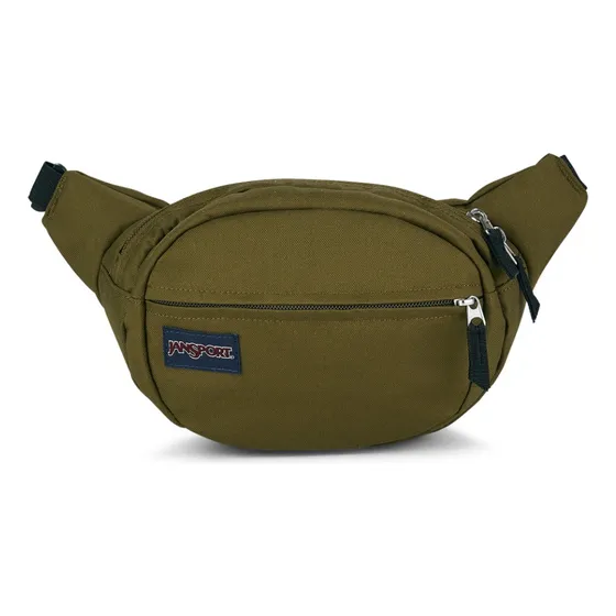 Cangurera De Jansport Fifth Avenue Color Verde Diseño De La Tela Liso