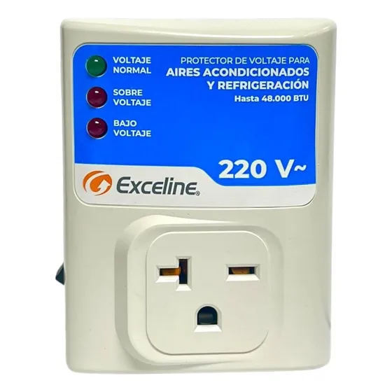 Protector De Voltaje Aires Acondicionados T/ch 220v Exceline