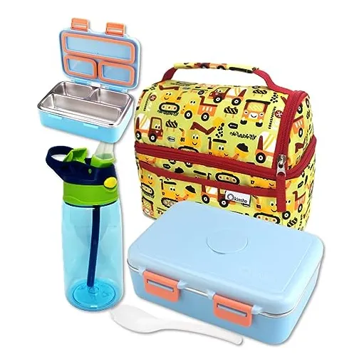 Caja De Almuerzo De Acero Inoxidable Para Niños Lfk3b