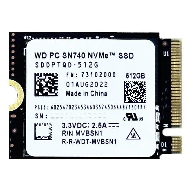 Sn740 M.2 2230 Ssd Pcie 4.0x4 Nvme 512 Gb