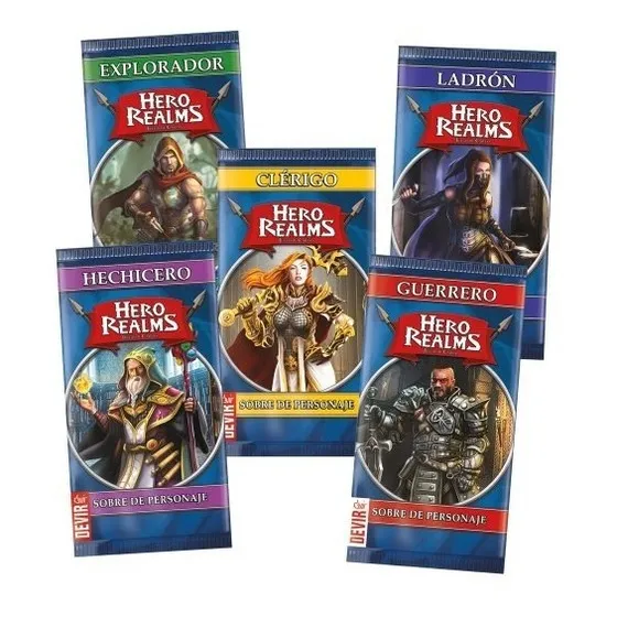 Juego De Cartas Hero Realms Sobres Personajes Nuevos