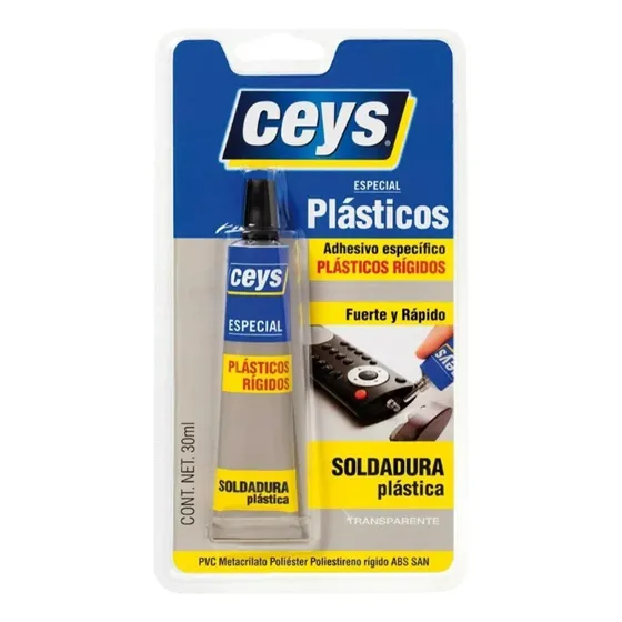 Pegamento Adhesivo Plásticos Rígidos Pvc Transparente Ceys